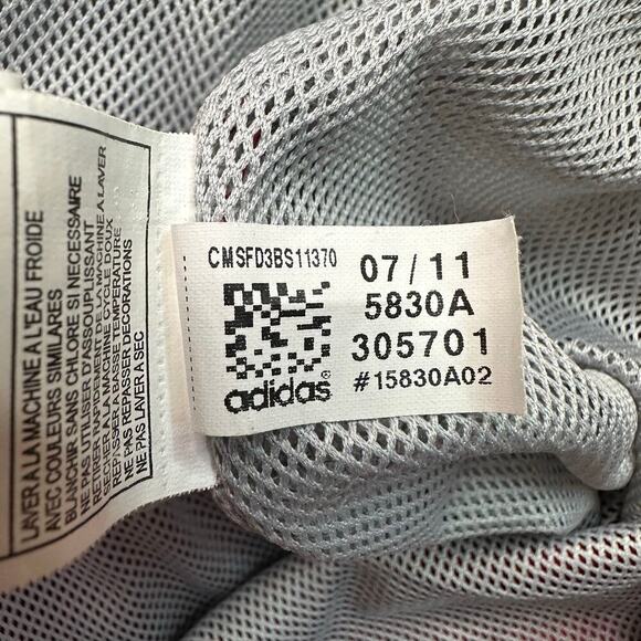 Adidas University of Nebraska Nylon Quarter Zip Pullover Jacket - Picture 5 of 7